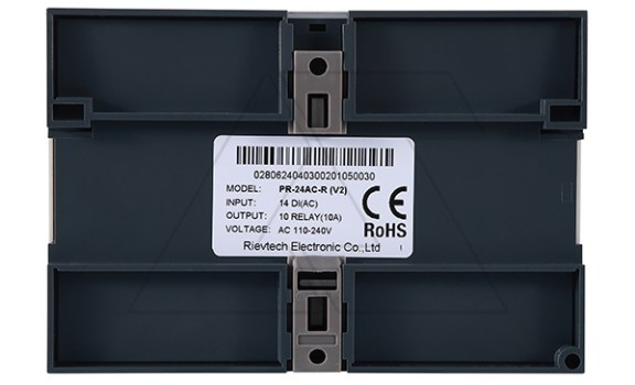 Программируемый логический контроллер PR-24AC-R, 110_240VAC, 14DI, 10RO, RTC, RS232, RS485, ЖКИ Rievtech даташит схема