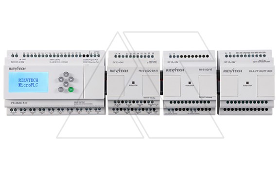 Программируемый логический контроллер PR-26AC-R-N, 110_240VAC, 16DI, 10 RO, RTC, SD, RS485, Ethernet, ЖКИ Rievtech даташит схема