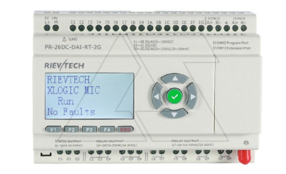 Программируемый логический контроллер PR-26DC-DAI-RT-2G, 12_24VDC, 16DI(12AI), 2TO, 8RO, RTC, SD, RS485, Ethernet, 2G/GSM, ЖКИ Rievtech даташит схема