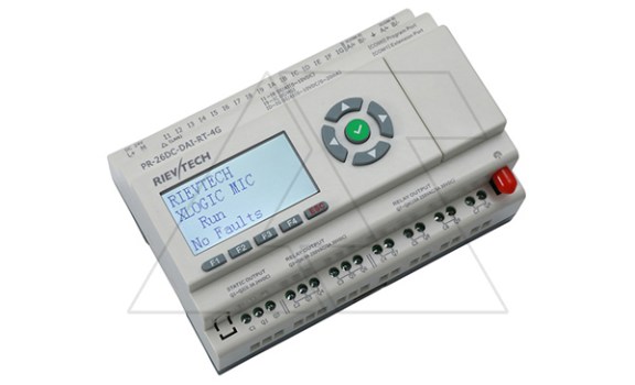Программируемый логический контроллер PR-26DC-DAI-RT-4G, 12_24VDC, 16DI(12AI), 2TO, 8RO, RTC, SD, RS485, Ethernet, 2G/4G/GSM, ЖКИ Rievtech даташит схема