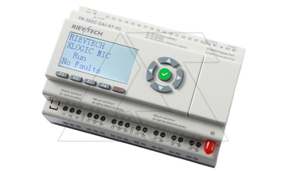 Программируемый логический контроллер PR-26DC-DAI-RT-4G, 12_24VDC, 16DI(12AI), 2TO, 8RO, RTC, SD, RS485, Ethernet, 2G/4G/GSM, ЖКИ Rievtech даташит схема