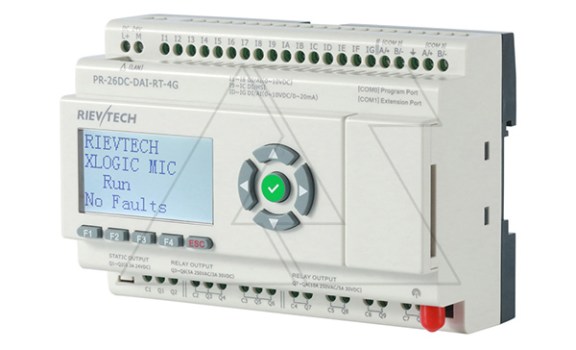 Программируемый логический контроллер PR-26DC-DAI-RT-4G, 12_24VDC, 16DI(12AI), 2TO, 8RO, RTC, SD, RS485, Ethernet, 2G/4G/GSM, ЖКИ фото