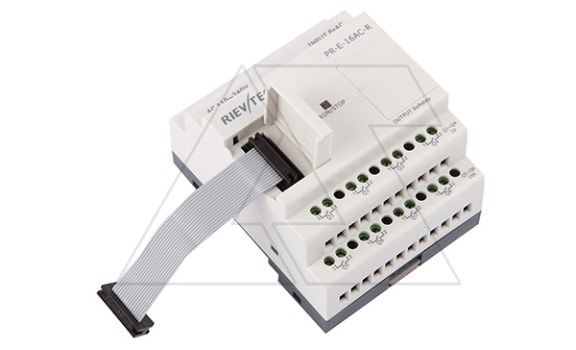 Модуль расширения PR-E-16AC-R, 110_240VAC, 8DI, 8RO, для ПЛК серий SR и PR Rievtech даташит схема