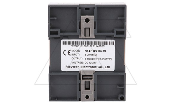 Модуль расширения PR-E-16DC-DA-TN, 12_24VDC, 8DI(4AI), 8TO, для ПЛК серий SR и PR Rievtech даташит схема