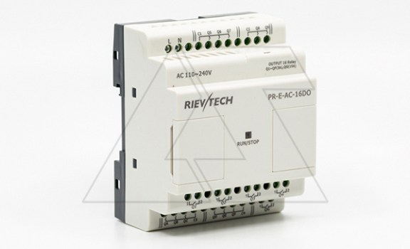 Модуль расширения PR-E-AC-16DO, 110_240VAC, 16RO, для ПЛК серий SR и PR Rievtech даташит схема