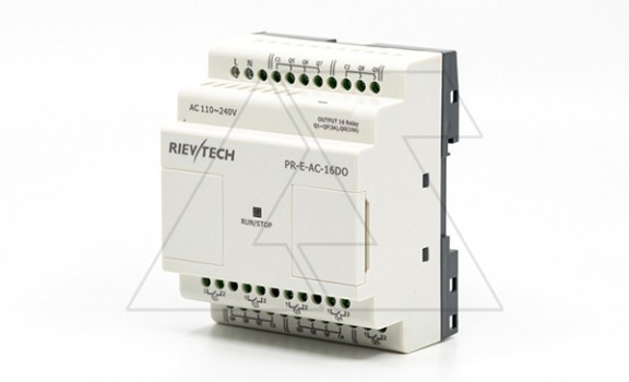 Модуль расширения PR-E-AC-16DO, 110_240VAC, 16RO, для ПЛК серий SR и PR Rievtech даташит схема