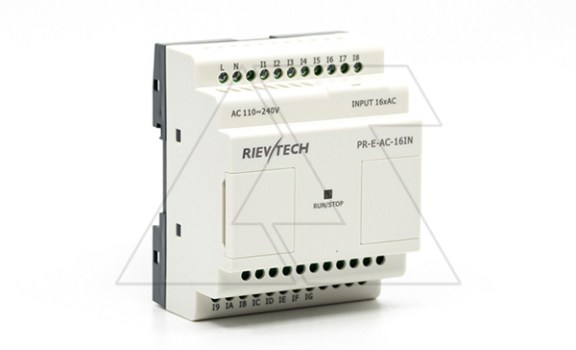 Модуль расширения PR-E-AC-16IN, 110_240VAC, 16DI, для ПЛК серий SR и PR Rievtech даташит схема