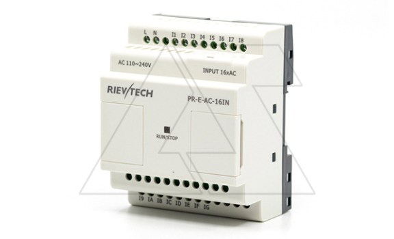 Модуль расширения PR-E-AC-16IN, 110_240VAC, 16DI, для ПЛК серий SR и PR Rievtech даташит схема