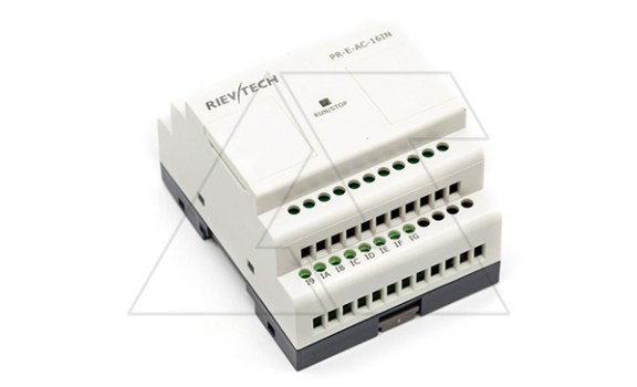 Модуль расширения PR-E-AC-16IN, 110_240VAC, 16DI, для ПЛК серий SR и PR Rievtech даташит схема
