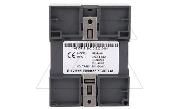 Модуль расширения PR-E-AI-I, 12_24VDC, 4AI, 0/4-20mA, для ПЛК серий SR и PR Rievtech даташит схема