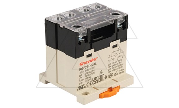 Реле RGF2BD524L, 2NO, 25A(277VAC/30VDC), 24VAC, LED фото