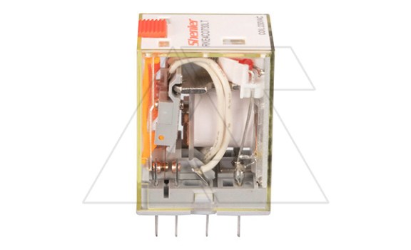 Реле RKE4CO730LT, 4CO, 5A(250VAC/30VDC), 230VAC, мех. индикация, тест-кнопка с блокировкой, LED Shenler даташит схема