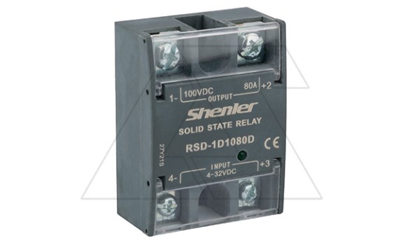 Реле твердотельное RSD-1D1080D, однофазное, 1NO, 80А(7_75VDC), 4_32VDC, W=45mm фото