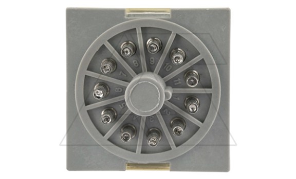 Реле RUB3C5220LTD1, 3CO, 10A(250VAC/24VDC), 220VDC, мех. инд., тест-кнопка с блокировкой, диод +A1/-A2, LED Shenler даташит схема