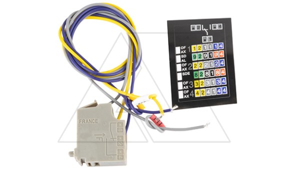 Блок-контакт вспомогательный AX, 1CO, 4A 250VAC15//6A 24VDC12//0.3A 250VDC12, для SDM6-100_SDM6-1600 фото