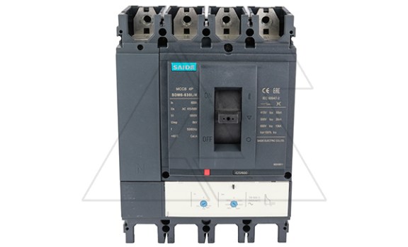 Авт. выключатель SDM6-630L 4P, In=600A, TMA Ir=0.7_1In, Ii=5_10In, Icu/Ics=50kA/400V Saide даташит схема
