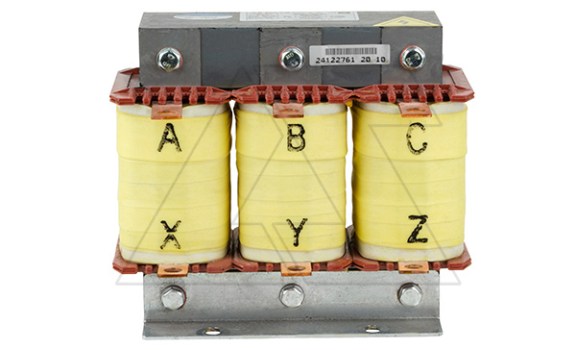 Дроссель сетевой SP-SACL-045-3F2, 400VAC, 45kW, 90A, для EM730/EM760 SINEE даташит схема