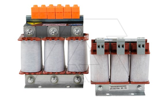 Дроссель моторный SP-SOCL-2R2-3F2, 400VAC, 2.2kW, 5A, до 200м, для EM700/EM730/EM760 SINEE даташит схема