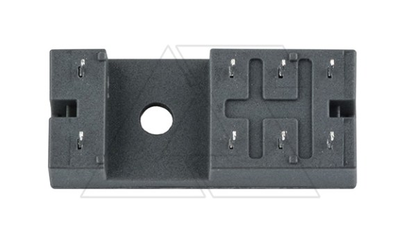 Цоколь SRC08-P, 8A(300V), для печатных плат, черный, для R2G1CH, R2G2CH, RM84, RM85, RM87L, RM87P, 41.52, 41.61, 41.81, RT2, G2RL, G5RL Shenler даташит схема
