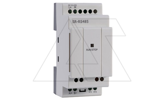 Модуль расширения SR-RS485, 12_24VDC, RS485, изолированный, для ПЛК серий SR и PR Rievtech даташит схема