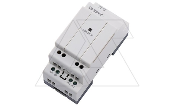 Модуль расширения SR-RS485, 12_24VDC, RS485, изолированный, для ПЛК серий SR и PR Rievtech даташит схема