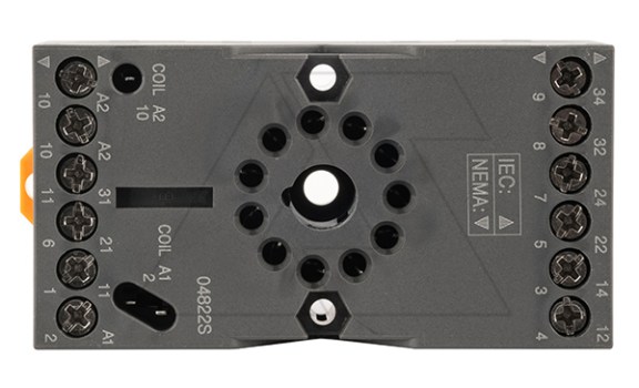 Цоколь SUB11-E, 3CO/11pin, 12A(300V), винтовой зажим, черный, на рейку DIN35/панель, для RUB3CO, R15, 60.13, RRD3, MT3, RUMC3, MK3 Shenler
