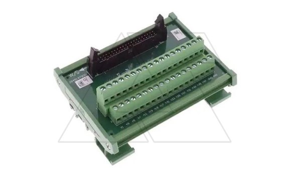 Клеммный модуль UB-10-ID32A, 32DI, IDC-40, DIN35 фото