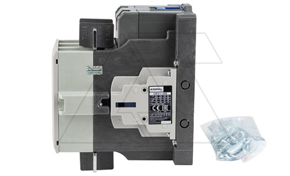Контактор UKC1-100-22-400AC, 3P, 105A(AC-3), 160A(AC-1), 55kW(400VAC), Uк=380-450VAC, 2NO+2NC Kripal даташит схема