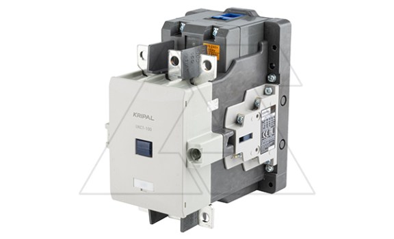 Контактор UKC1-100-22-400AC, 3P, 105A(AC-3), 160A(AC-1), 55kW(400VAC), Uк=380-450VAC, 2NO+2NC фото