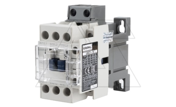Контактор UKC1-18-11-400AC, 3P, 18A(AC-3), 40A(AC-1), 7.5kW(400VAC), Uк=400VAC, 1NO+1NC фото