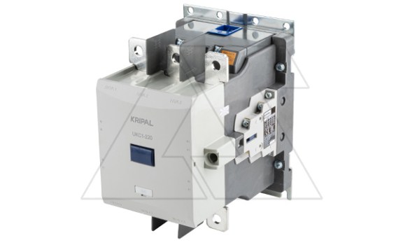 Контактор UKC1-220-22-230AC, 3P, 250A(AC-3), 260A(AC-1), 132kW(400VAC), Uк=220-240VAC, 2NO+2NC фото