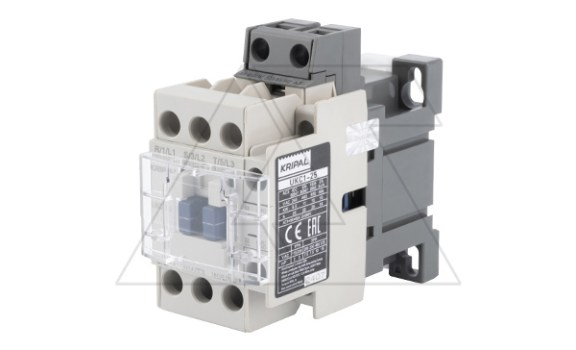 Контактор UKC1-25-11-400AC, 3P, 25A(AC-3), 40A(AC-1), 11kW(400VAC), Uк=400VAC, 1NO+1NC фото