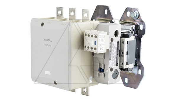 Контактор UKC1-400-22-400AC, 3P, 400A(AC-3), 500A(AC-1), 250kW(400VAC), Uк=380-450VAC, 2NO+2NC фото