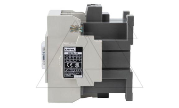 Контактор UKC1-50-22-230AC, 3P, 50A(AC-3), 80A(AC-1), 22kW(400VAC), Uк=230VAC, 2NO+2NC Kripal даташит схема