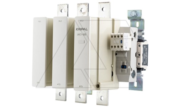 Контактор UKC1-630-22-230AC, 3P, 630A(AC-3), 1000A(AC-1), 400kW(400VAC), Uк=220-240VAC, 2NO+2NC фото