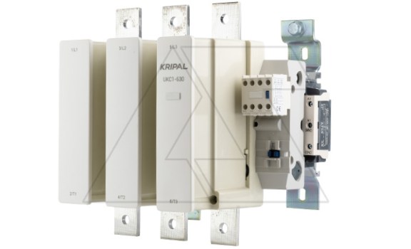 Контактор UKC1-630-22-400AC, 3P, 630A(AC-3), 1000A(AC-1), 400kW(400VAC), Uк=380-450VAC, 2NO+2NC фото
