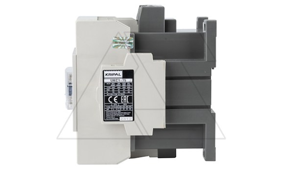 Контактор UKC1-75-22-230AC, 3P, 75A(AC-3), 110A(AC-1), 37kW(400VAC), Uк=230VAC, 2NO+2NC Kripal даташит схема