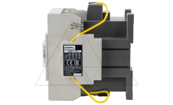 Контактор UKD1-50-21-24DC, 3P, 50A(AC-3), 80A(AC-1), 22kW(400VAC), Uк=24VDC, 2NO+1NC Kripal даташит схема