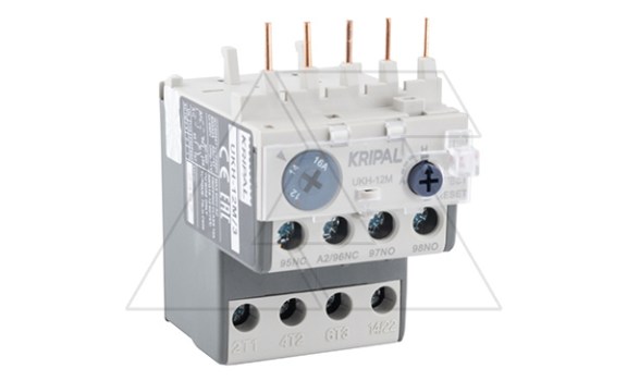 Реле тепловой перегрузки UKH-12M, It=12_16A, 1NO+1NC, CLASS 10A, прямой монтаж для UKC(D)-6_16M фото
