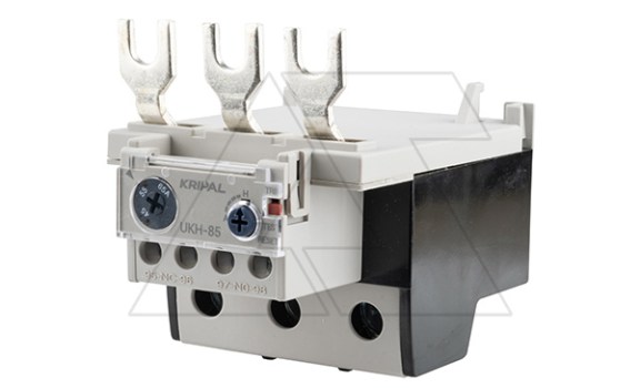 Реле тепловой перегрузки UKH-85, It=45_65A, 1NO+1NC, CLASS 10A, прямой монтаж для UKC(D)-50_95 фото