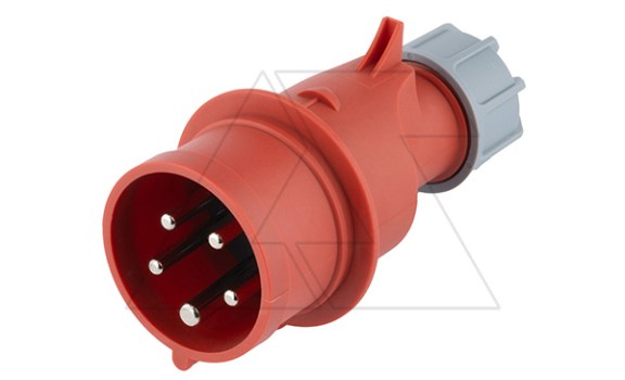 Разъем пром. силовой CEE кабельный, штекер, 16A, 3P+N+E 6h, 346_415VAC 50/60Hz, IP44, серия Hexie фото