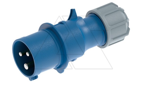 Разъем пром. силовой CEE кабельный, штекер, 32A, 2P+E 6h, 200_250VAC 50/60Hz, IP44, серия Hexie фото