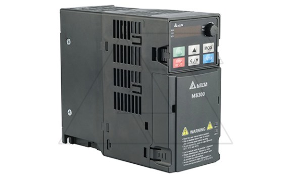 Преобразователь частоты MS300, 400VAC, 0.75/1.1kW, 2.7/3.0A, ЭМС С2, IP20, корп.B Delta даташит схема