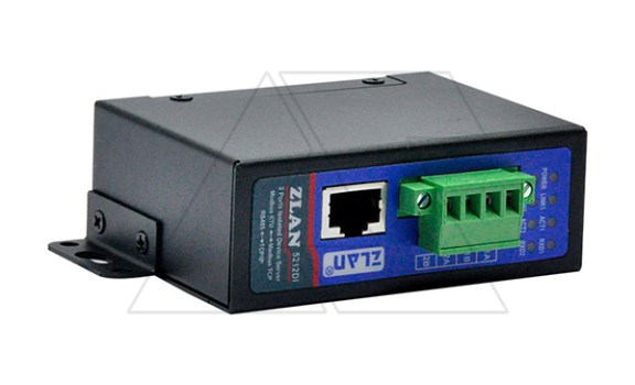 Преобразователь интерфейсов ZLAN5212DI, RS-485 в Ethernet, 2xRS-485 с изоляцией, Modbus Gateway, 24VDC, DIN35 ZLAN даташит схема
