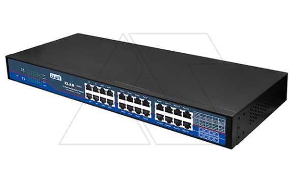 Преобразователь интерфейсов ZLAN5G00A, RS-232/485/422 в Ethernet, 16xRS-232/485/422, Modbus Gateway, 24VDC ZLAN даташит схема