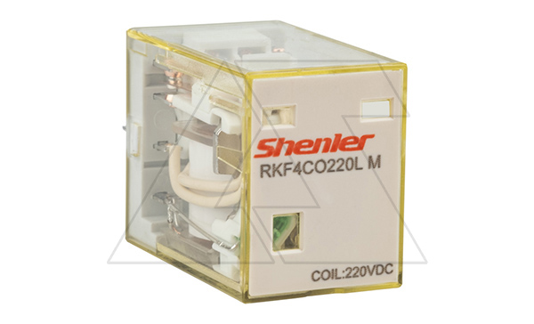 Купить Реле RKF4CO220LM, 4CO, 6A(250VAC/30VDC), 220VDC(0,65Un), RZA, LED Shenler фото