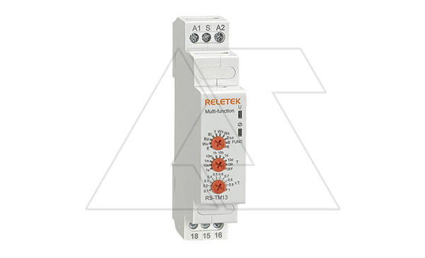 Купить Реле времени RS-TM23, 2CO, 8A(250VAC), 24_240VAC/DC, 100ms_10d, многофункциональное - 10 функций, 1M Reletek фото