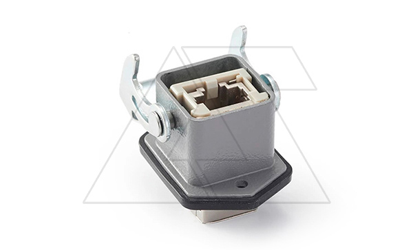 Купить Разъем, размер H3A, тип гнездо, 8P, 1,5A, 125V, RJ45, приборный, с фиксатором, металл, IP65, RAL 7037 SMICO фото