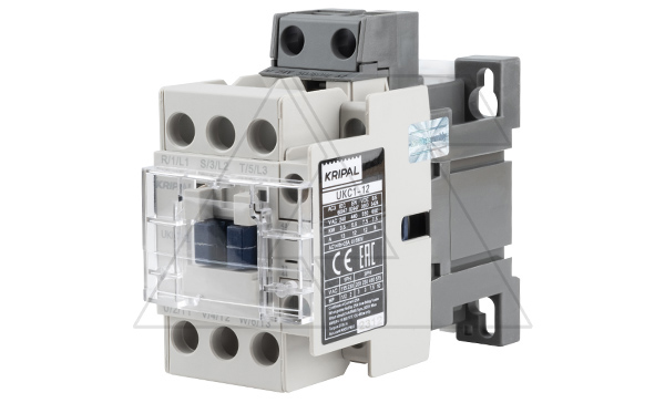 Купить Контактор UKC1-12-11-24AC, 3P, 12A(AC-3), 25A(AC-1), 5.5kW(400VAC), Uк=24VAC, 1NO+1NC Kripal фото