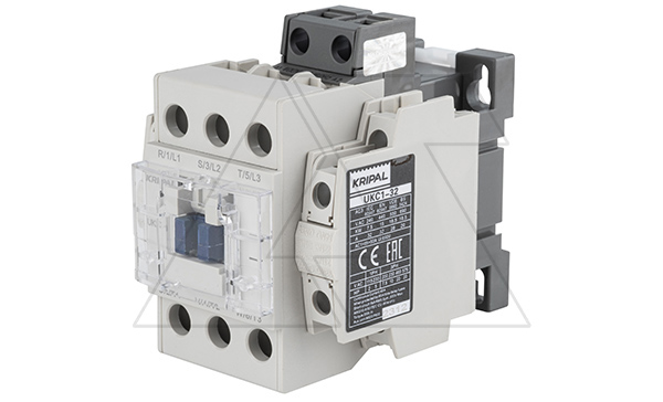 Купить Контактор UKC1-32-22-400AC, 3P, 32A(AC-3), 50A(AC-1), 15kW(400VAC), Uк=400VAC, 2NO+2NC Kripal фото